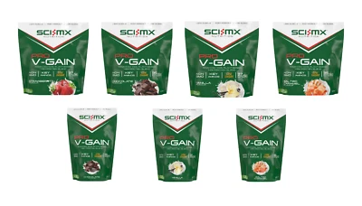 SCI-MX Pro V-Gain 100% Plant Based (Strawberry, Choc, Vanilla Or Salted Caramel)
