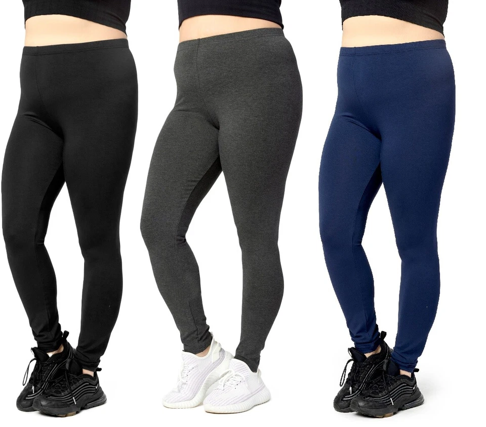 MERRY STYLE Große Größen Damen Leggings Tight lang aus Baumwolle Gym Plus Size 3XL-7XL