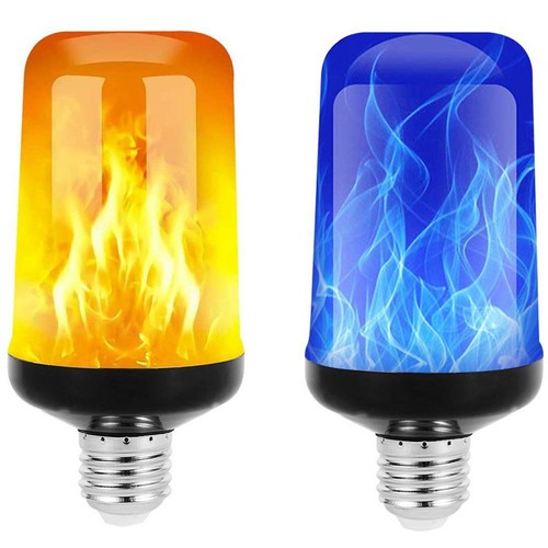 E26/E27/B22 LED Flame Light Bulbs Burning Fire Effect Lamp Bulb Home Party - Picture 13 of 14