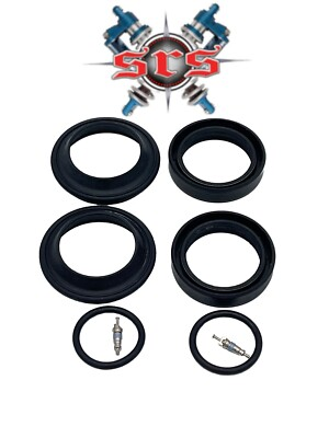 #ad Honda ATC250r 85 86 ATC 250R OEM Front Fork Oil Dust Seal Set Rebuild Kit Oring $110.00