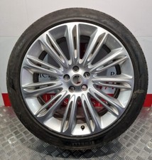 GENUINE RANGE ROVER VOGUE L405 22" 9.5J SILVER ALLOY WHEEL JK521007FA