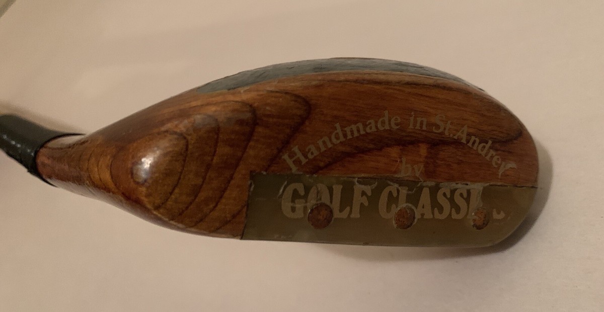 The Duke Hand Made In St. Andrews Wood Putter By Golf Classics | eBay