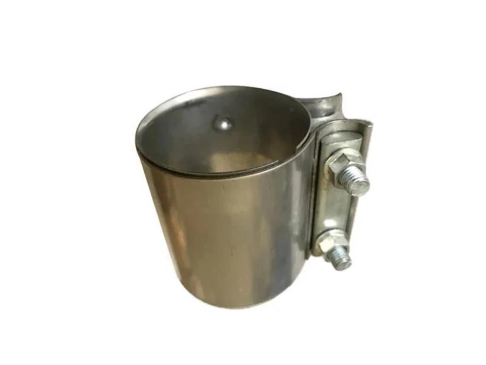 Double clamp stainless steel exhaust clamp pipe connector Ø 45 mm/L 88 mm - Image 3 of 4