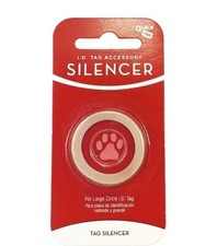 Pet Id Tag Silencer For Small Circle I.D. Tag Glow In The Dark Free Shipping