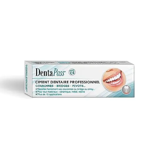 Ciment Dentaire  Colle Dentaire Pour Couronne Bridge Dent sur