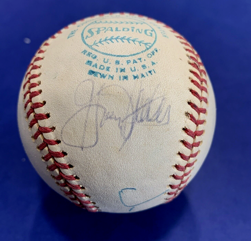 Dave Winfield Graig Nettles J. Mumphry Signed Spalding Baseball JSA AW45937 hw1 - Picture 2 of 4