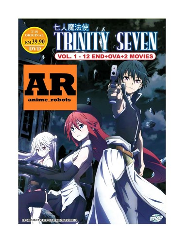 English dubbed of Trinity Seven (1-12End+OVA+2 Movie) Anime DVD Region