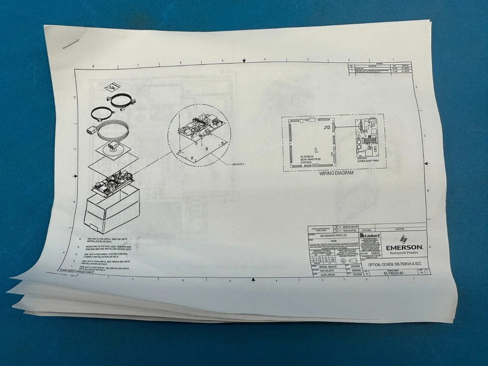 Kit de placa de circuito de control de transferencia de campo Emerson Network Liebert 83-799233-80 Foto 3 de 4