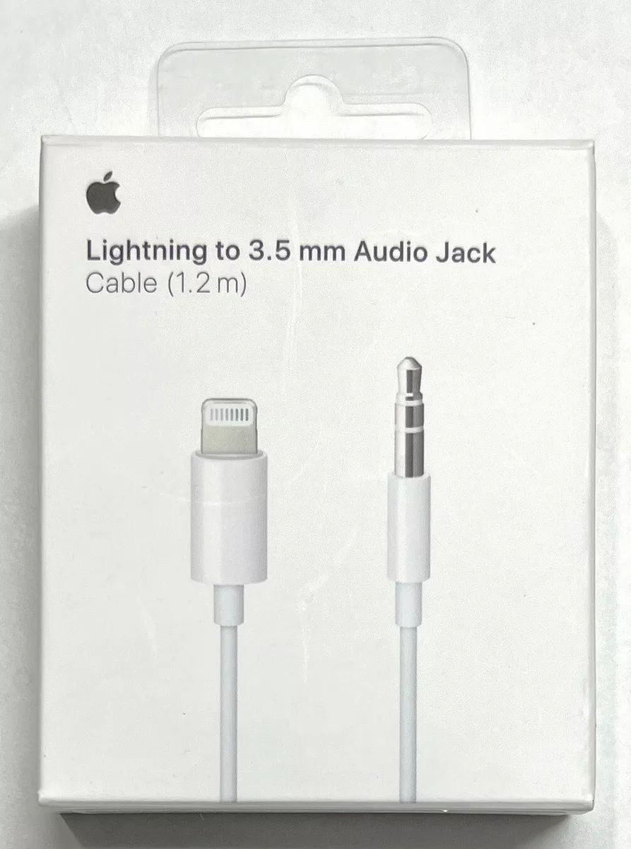 Apple - 3.94' Lightning to 3.5mm Audio Cable - White for Airpods Max