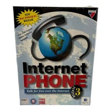 Internet Phone Release 3 For MacOS Free Talk Over Internet Bonus Software Sealed