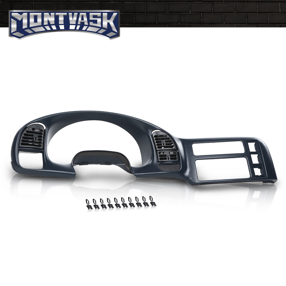Dash Radio Cluster Bezel Trim Blue Fit For 1995-2005 Chevrolet