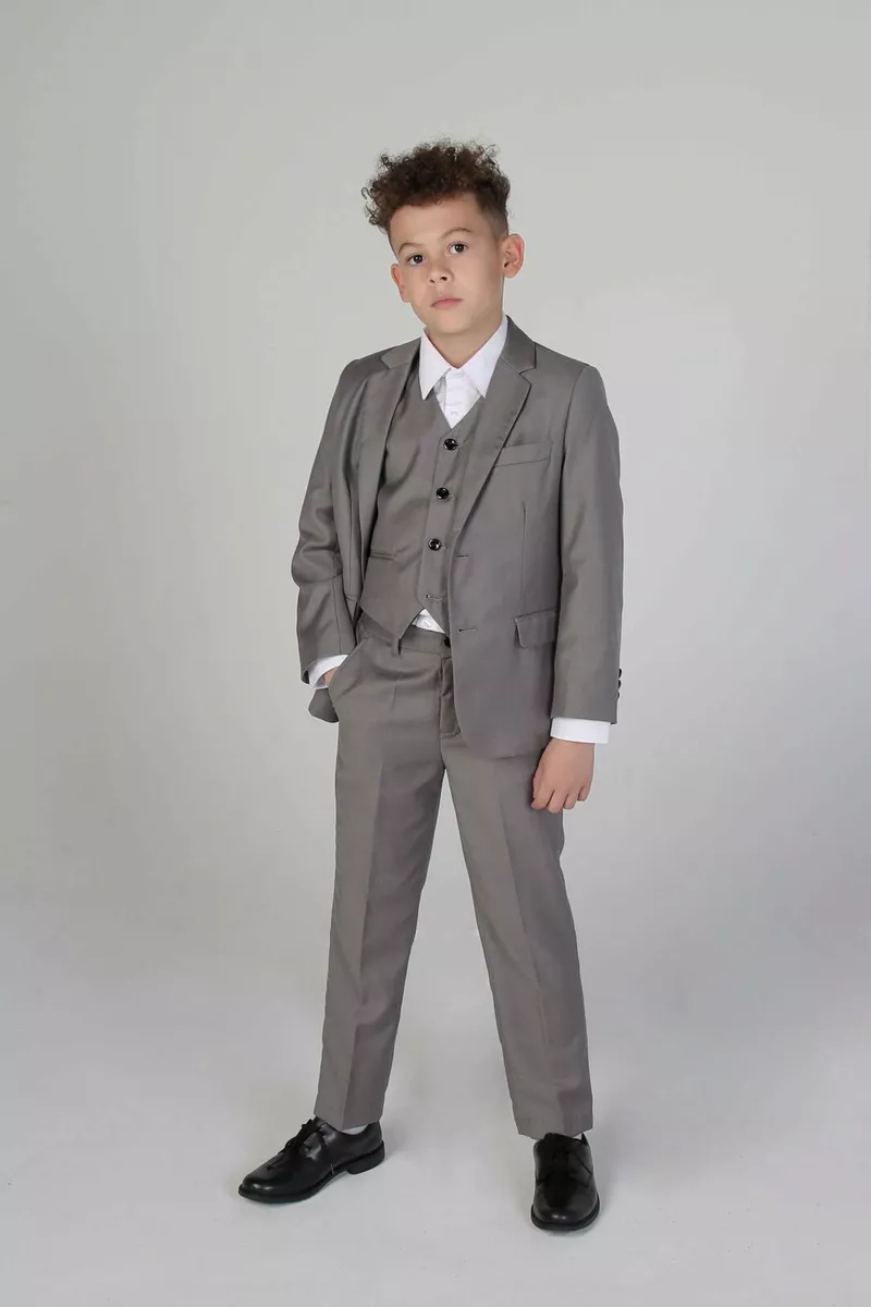 Boys grey blazer cheap