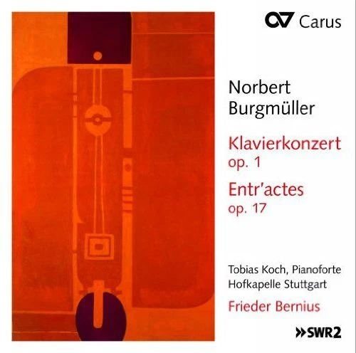 BURGMUELLER / KOCH / HOFKAPELLE STUTTGART - PIANO CONCERTO OP 1 / ENTR'ACTES - Picture 1 of 1