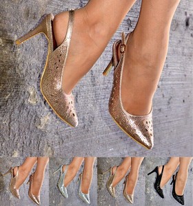 rhinestone slingback shoes