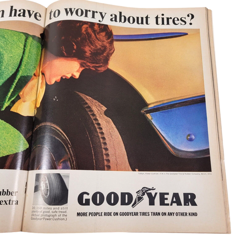 Vintage July 13, 1965 LOOK Magazine (Ted Kennedy On His Own) James Bond - Imagen 8 de 8