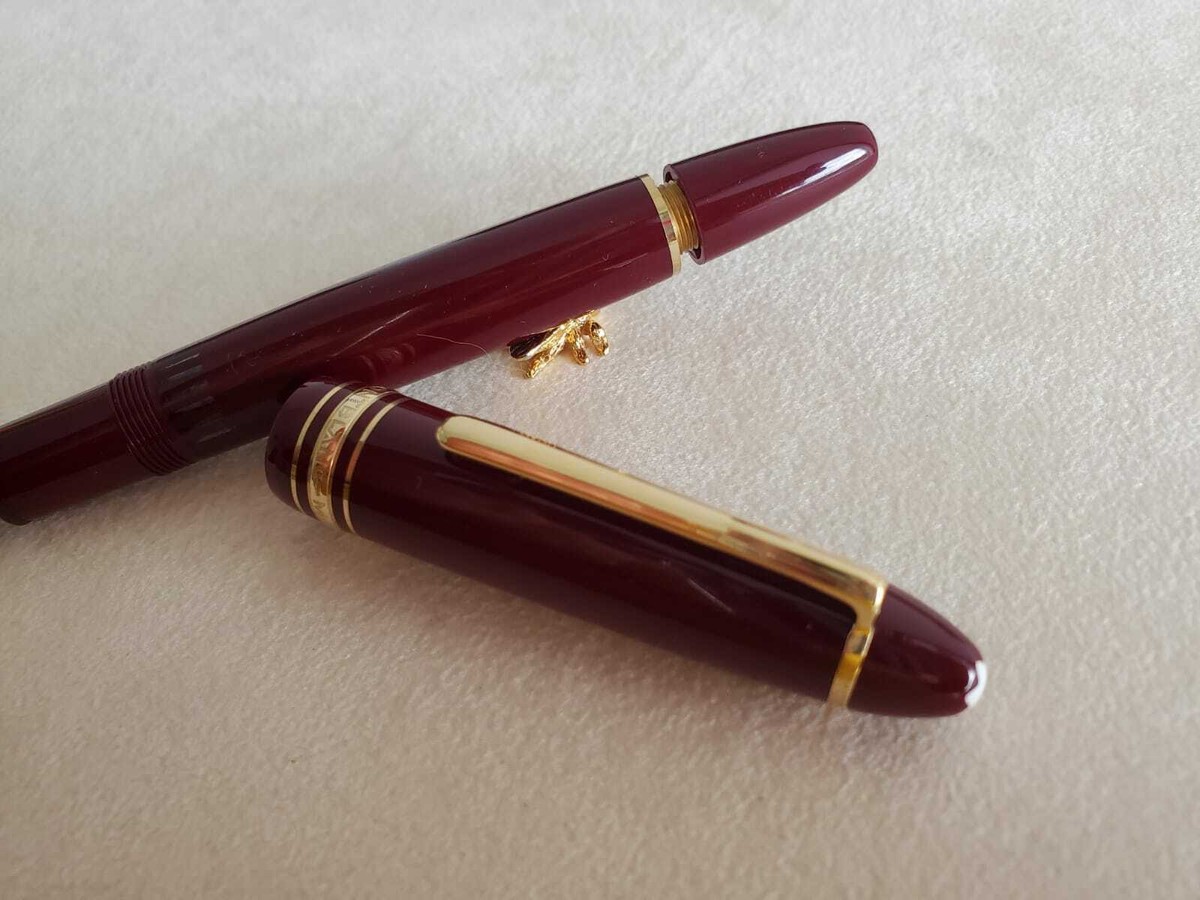 Montblanc Legrand Fountain Pen Stub Pt Bordeaux New 146 Size | eBay