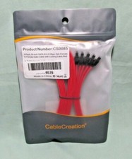 SATA III Cable, CableCreation 5-Pack 18-inch SATA III 6.0 Gbps 7pin Female
