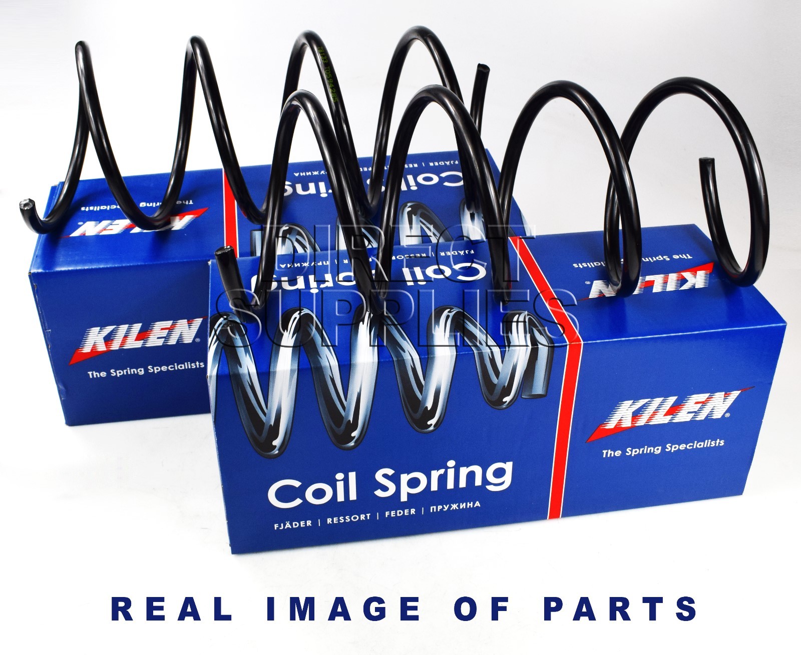 MERCEDES C-CLASS CLK WITHOUT SPORTS SUSPENSION KILEN FRONT AXLE COIL SPRING PAIR