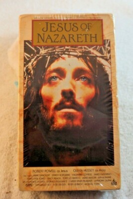 Jesus of Nazareth (VHS, 1992, 3-Tape Set) SEALED NEW