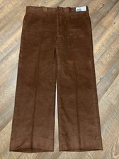 NEW Vintage Haggar Comfort Plus Dress Slacks Corduroy Pants 40x31 Flat Front