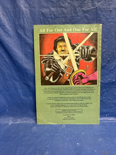 THE THREE MUSKETEERS BASED NOVEL BY ALEXANDRE DUMAS, ILLUSTRATED GRAPHIC NOVEL - Picture 3 of 4