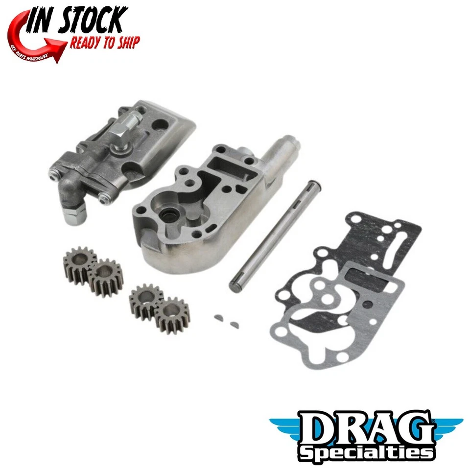 Conjunto de bomba de aceite Drag Specialties para Harley Davidson 92-99 Evo Big Twin Foto 2 de 4