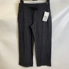 ATHLETA Seasoft Mid Rise Straight Crop Pants Women's Size US L Black