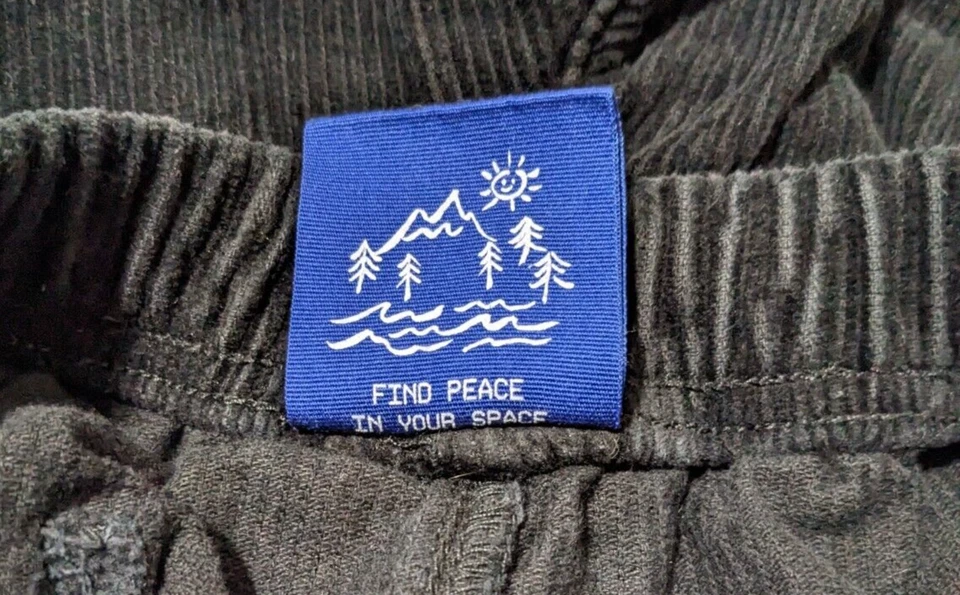 Pantalones Cortos Sin Paredes Pana Para Hombres Negro Carga 4 Bolsillos Gorpcore Cinturón S-P Foto 4 de 4