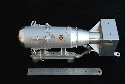 1/12 DIY War II US Little boy Nuclear Bomb Atomic Bomb Metal Assembly KIT--