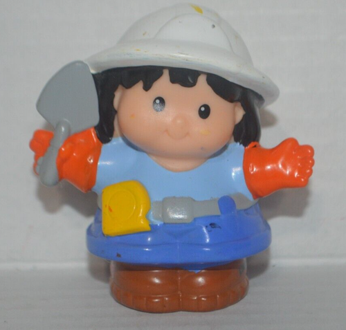 Fisher Price Little People operaia edile bambina - Foto 1 di 6