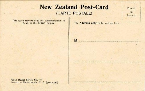 PRINTED POSTCARD OF UNITED BOWLING AND TENNIS CLUB, CHRISTCHURCH, NEW ZEALAND - Picture 2 of 2