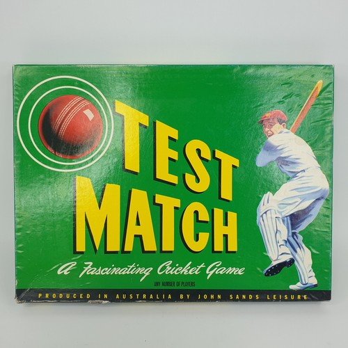 Vintage John Sands Test Match Cricket Board Game EBay