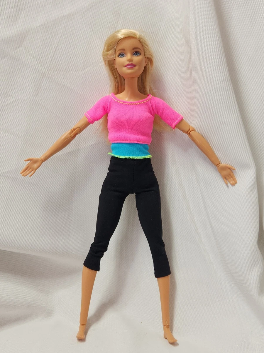 Barbie DHL82 Made to Move Barbie Doll with Pink Top used original outfit posable