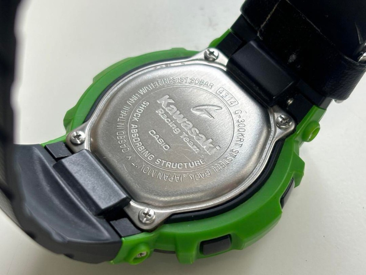 Casio G-shock Ninja Zx-rr G-300krt 3avjr 4314 Watch Kawasaki Casio G-shock Ninja Zx-rr G-300krt 3avjr 4314 Watch Kawasaki