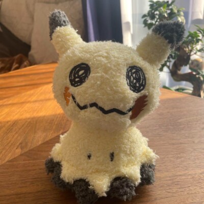 Pokemon Mimikyu MOKOMOKO Petit Fluffy Plush SEKIGUCHI 22x21x18cm