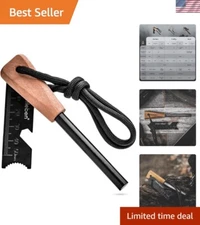 Zünden Ferro Rod Fire Starter - Up to 20,000 Strikes, Waterproof Survival Tool