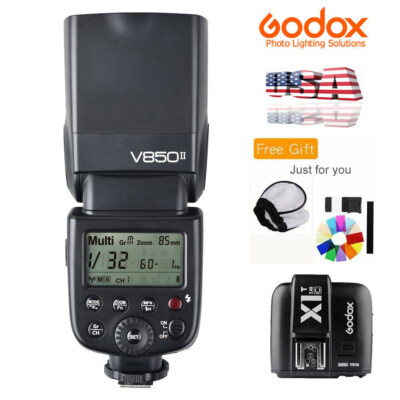 Godox V850II 2.4G Speedlite Flash X System + X1T-C Wireless Trigger For Canon US