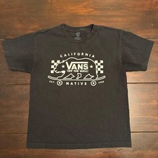 Vans Women's Black California Native T-shirt - Medium