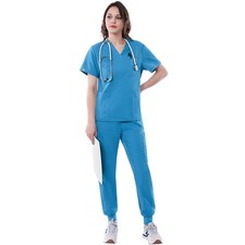 Beauty Works Nurses Scrubs Uniforms Set Beauty Uniforms Maternity Scrubs Size M