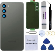 Rear Back Glass Replacement for Samsung Galaxy S23 Plus with Reparing Toolkit