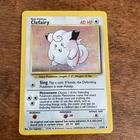 Pokemon TCG Clefairy Base Set Holo Unlimited Rare 5/102 - LP