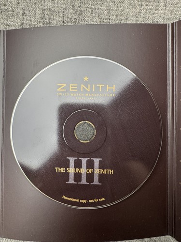 Seltene Original SD/DVD Uhrenfirma Zenith "The Sound of Zenith 3" - Bild 2 von 6