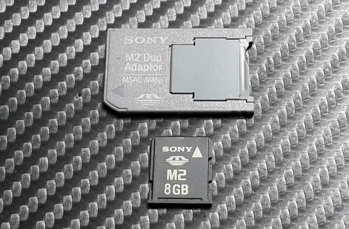 Scheda di memoria 8GB Sony Memory Stick Pro Duo M2 + adattatore - Foto 1 di 2