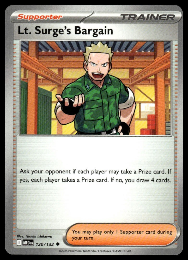 Lt. Surge's Bargain ME01: Mega Evolution 120/132 Normal NM