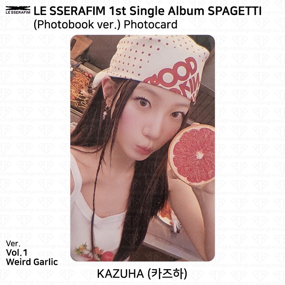 LE SSERAFIM 1st Single Album SPAGHETTI Official Photocard SAKURA