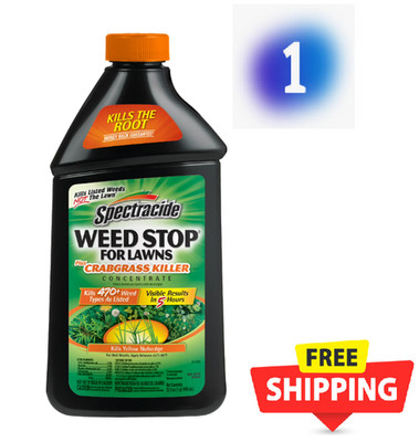 Spectracide Weed Stop for Lawns Plus Crabgrass Killer Concentrate 32 Ounces