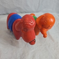 1960s 1970s Tupperware Tupper Toy Zoo IT Yourself Animals Elephant Puppy Dog
