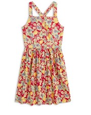 Polo Ralph Lauren Floral Slub Dress Big Girls Size 12. Multi NWT.