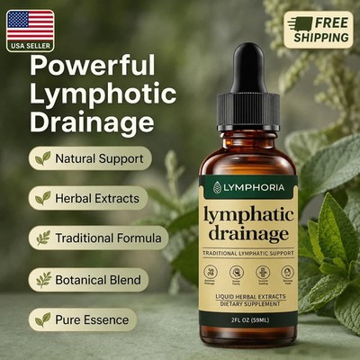 Lymphoria - Lymphatic Drainage Bloat Relief - Detox & Immune Support 59ml US