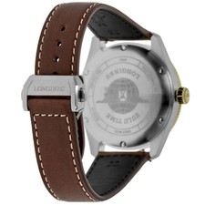 New Longines Spirit Zulu Time Automatic GMT Black Men's Watch L3.802.5.53.2 4